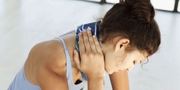 compresa para o tratamento da osteocondrose cervical